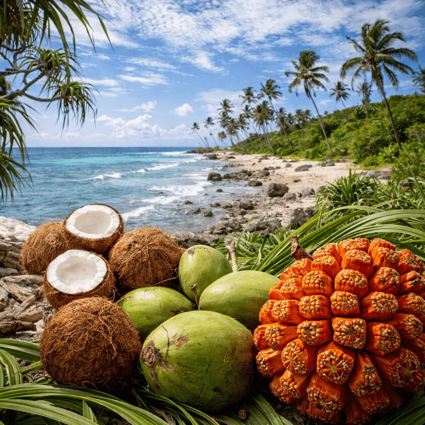 Discover traditional food in Nauru, from coconut crab feasts to today’s imported diet. See how phosphate mining transformed local cuisine.