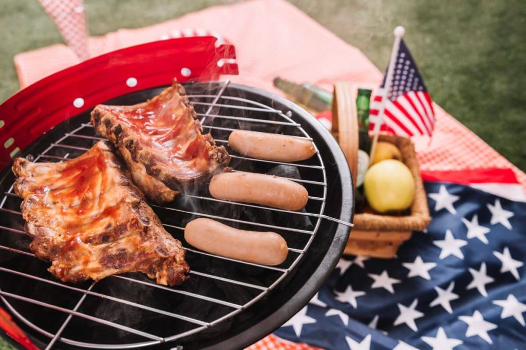 Texas BBQ brisket with smoke – regional American cuisine