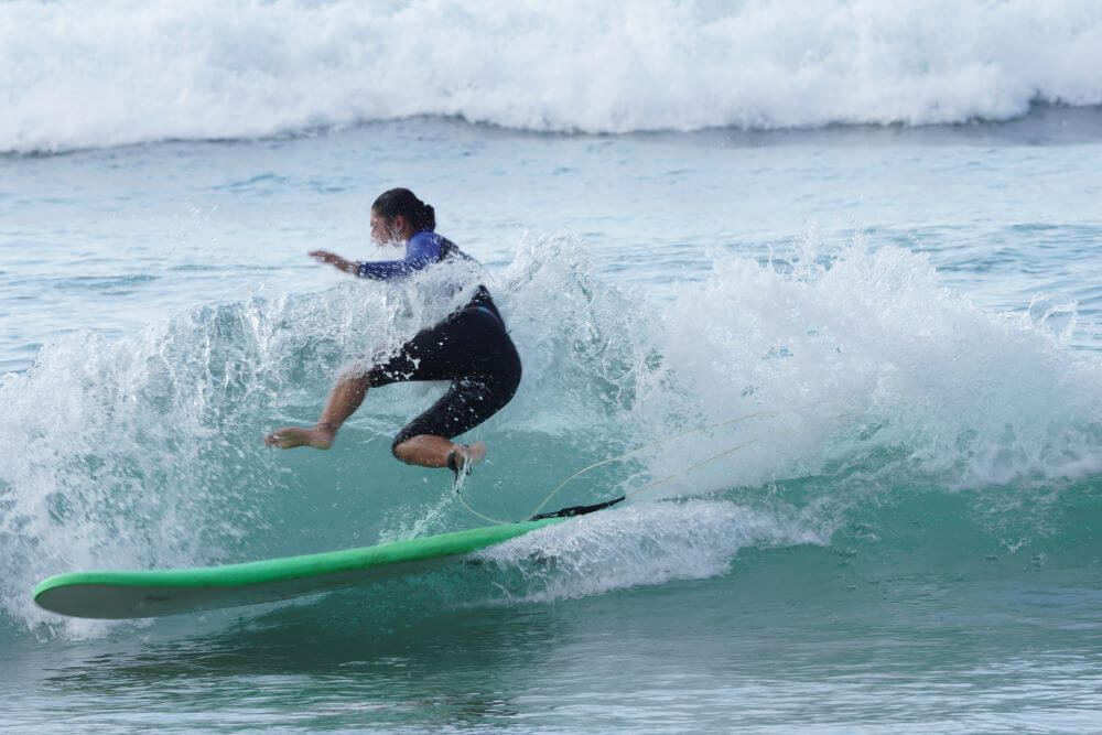 Soft top surfboard — one of the main types of surfboards, ideal first board for kids, seniors and beginners learning to surf